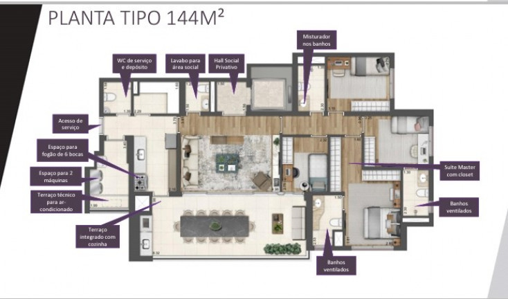 Imagem Apartamento com 3 Quartos à Venda, 144 m² em Vila Mariana - São Paulo Imagem Apartamento com 3 Quartos à Venda, 144 m² em Vila Mariana - São Paulo