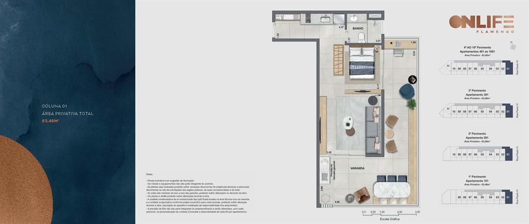 Imagem Studio com 1 Quarto à Venda, 39 m²em Flamengo - Rio de Janeiro