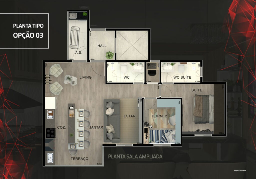 Imagem Apartamento com 3 Quartos à Venda, 63 m²em Vila Curuçá - Santo André