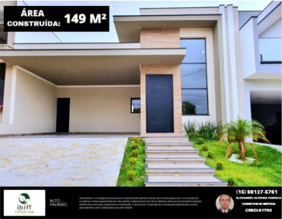 Imagem Casa de Condomínio com 3 Quartos à Venda, 149 m² em Parque Ibiti Reserva - Sorocaba