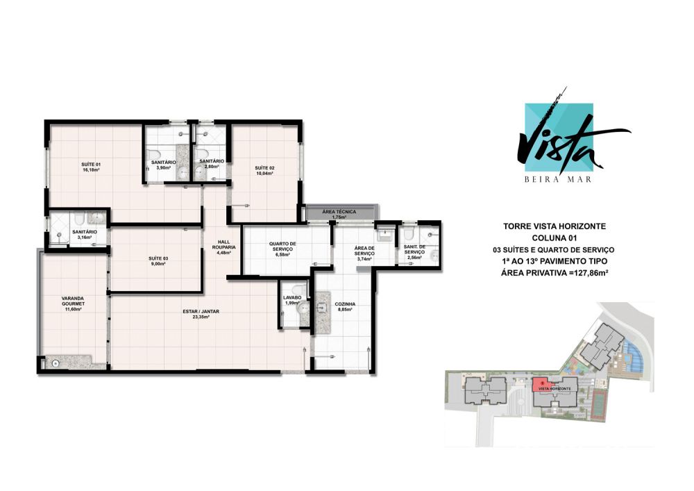 Imagem Apartamento com 3 Quartos à Venda, 108 m²em Farolândia - Aracaju