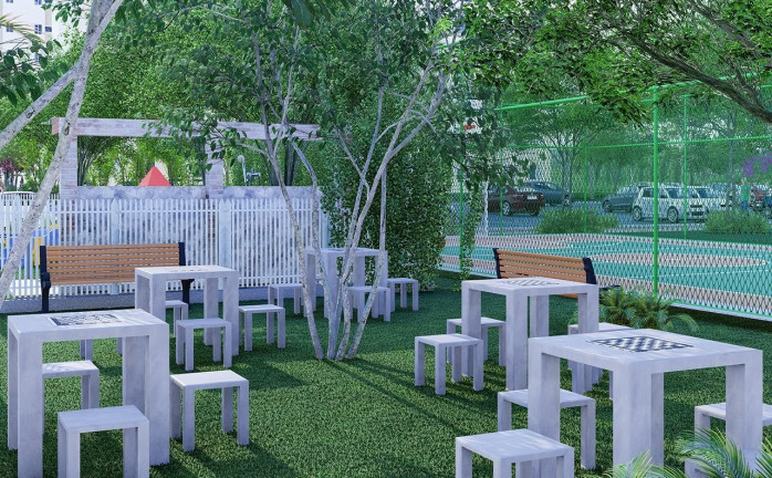 Imagem Apartamento com 2 Quartos à Venda, 52 m² em Jardim de Lourdes - Embu das Artes