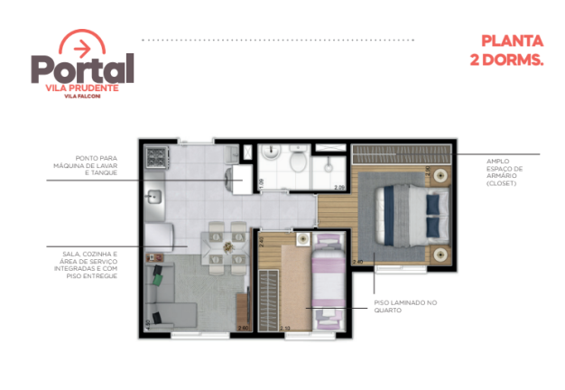 Imagem Apartamento com 2 Quartos à Venda,  em Vila Graciosa - São Paulo
