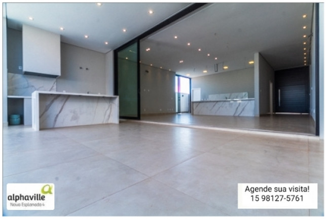 Imagem Casa de Condomínio com 3 Quartos à Venda, 261 m² em Alphaville Nova Esplanada - Votorantim