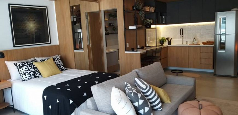 Imagem Apartamento com 1 Quarto à Venda, em Bela Vista - São Paulo Imagem Apartamento com 1 Quarto à Venda, em Bela Vista - São Paulo