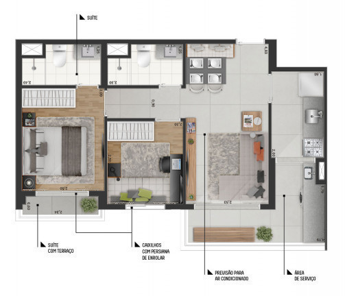 Imagem Apartamento com 2 Quartos à Venda, em Indianópolis - São Paulo Imagem Apartamento com 2 Quartos à Venda, em Indianópolis - São Paulo
