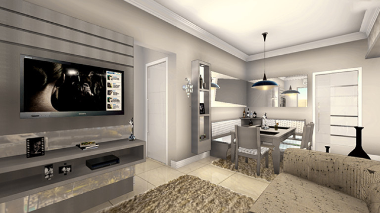 Imagem Apartamento com 1 Quarto à Venda, 42 m² em Ana Maria - Criciúma