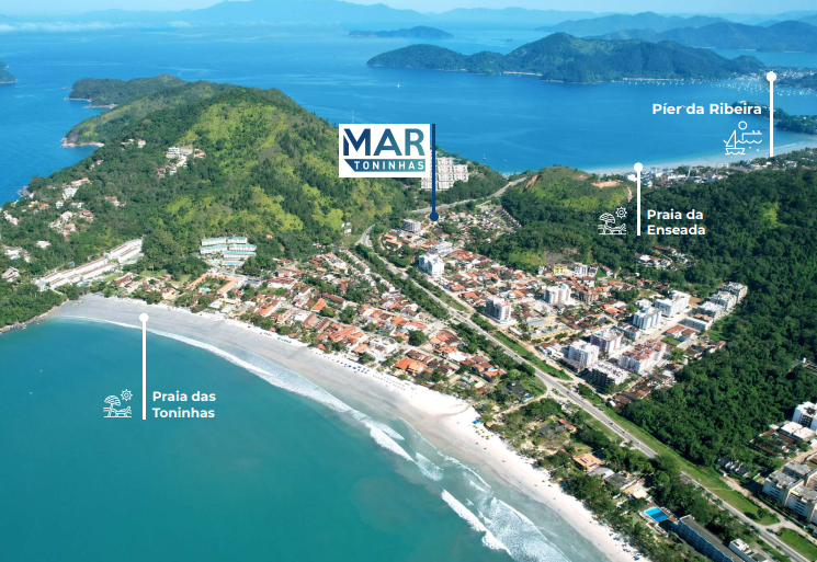 Imagem Apartamento com 1 Quarto à Venda, 45 m²em Praia das Toninhas - Ubatuba