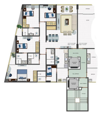 Imagem Apartamento com 4 Quartos à Venda, 112 m² em Torre - Recife Imagem Apartamento com 4 Quartos à Venda, 112 m² em Torre - Recife
