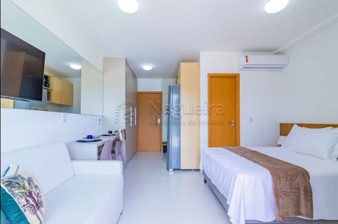 Imagem Flat com 1 Quarto à Venda, 28 m²em Muro Alto - Ipojuca