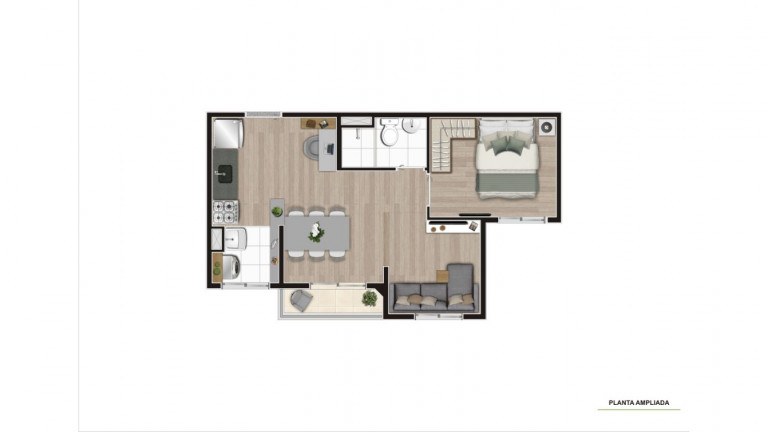 Imagem Apartamento com 2 Quartos à Venda, 37 m² em Jardim Planalto - São Paulo
