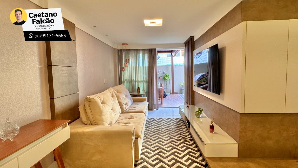 Imagem Apartamento com 3 Quartos à Venda, 160 m²em Bessa - João Pessoa