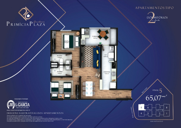 Imagem Apartamento com 2 Quartos à Venda, 65 m² em Guilhermina - Praia Grande