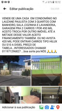 Imagem Sobrado com 3 Quartos à Venda, 80 m² em Lauzane Paulista - São Paulo Imagem Sobrado com 3 Quartos à Venda, 80 m² em Lauzane Paulista - São Paulo