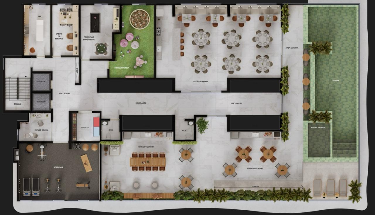 Imagem Apartamento com 2 Quartos à Venda, 57 m²em Intermares - Cabedelo