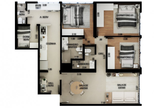 Imagem Apartamento com 3 Quartos à Venda, 94 m² em Botafogo - Rio De Janeiro Imagem Apartamento com 3 Quartos à Venda, 94 m² em Botafogo - Rio De Janeiro