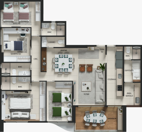 Imagem Apartamento com 4 Quartos à Venda, 132 m² em Boa Viagem - Recife Imagem Apartamento com 4 Quartos à Venda, 132 m² em Boa Viagem - Recife