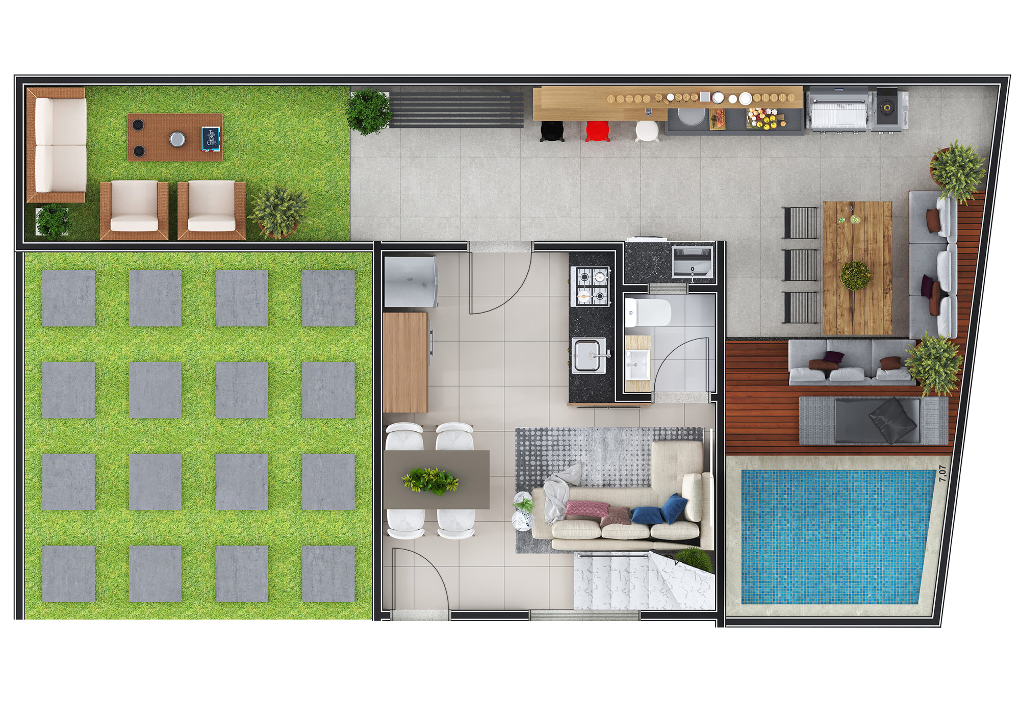 Imagem Casa de Condomínio com 3 Quartos à Venda, 77 m²em Chácara Ondas Verdes - Cotia