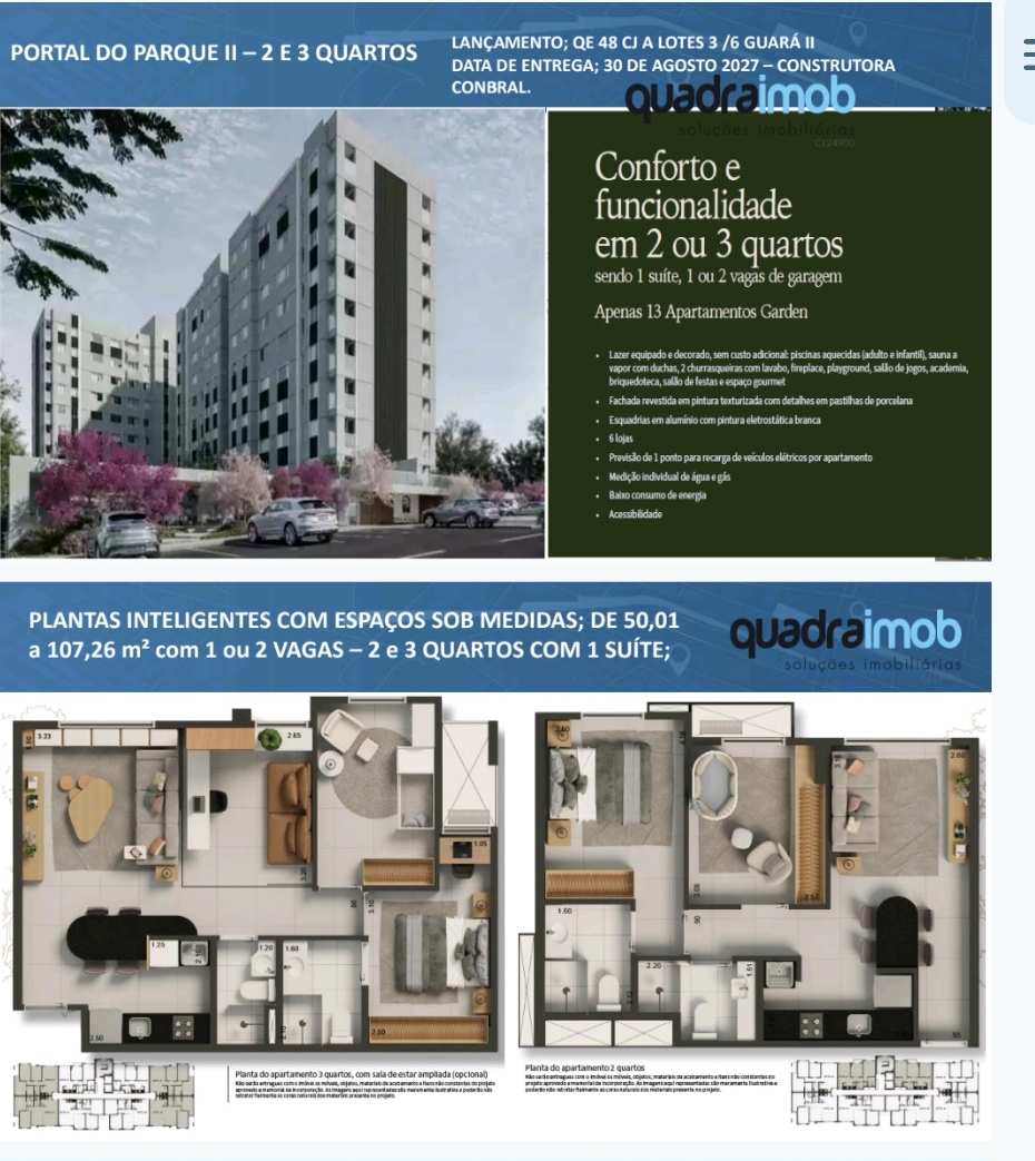 Imagem Apartamento com 1 Quarto à Venda, 30 m²em Sul (Águas Claras) - Brasília Imagem Apartamento com 1 Quarto à Venda, 30 m²em Sul (Águas Claras) - Brasília