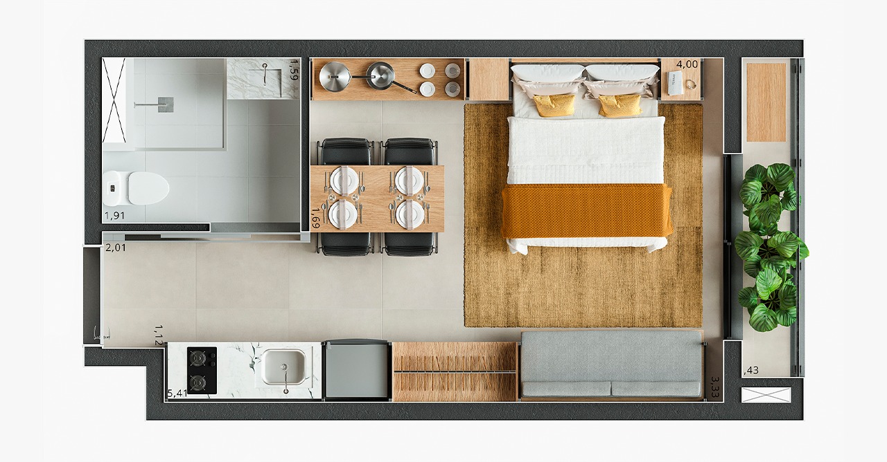 Imagem Apartamento à Venda, 24 m²em Liberdade - São Paulo Imagem Apartamento à Venda, 24 m²em Liberdade - São Paulo
