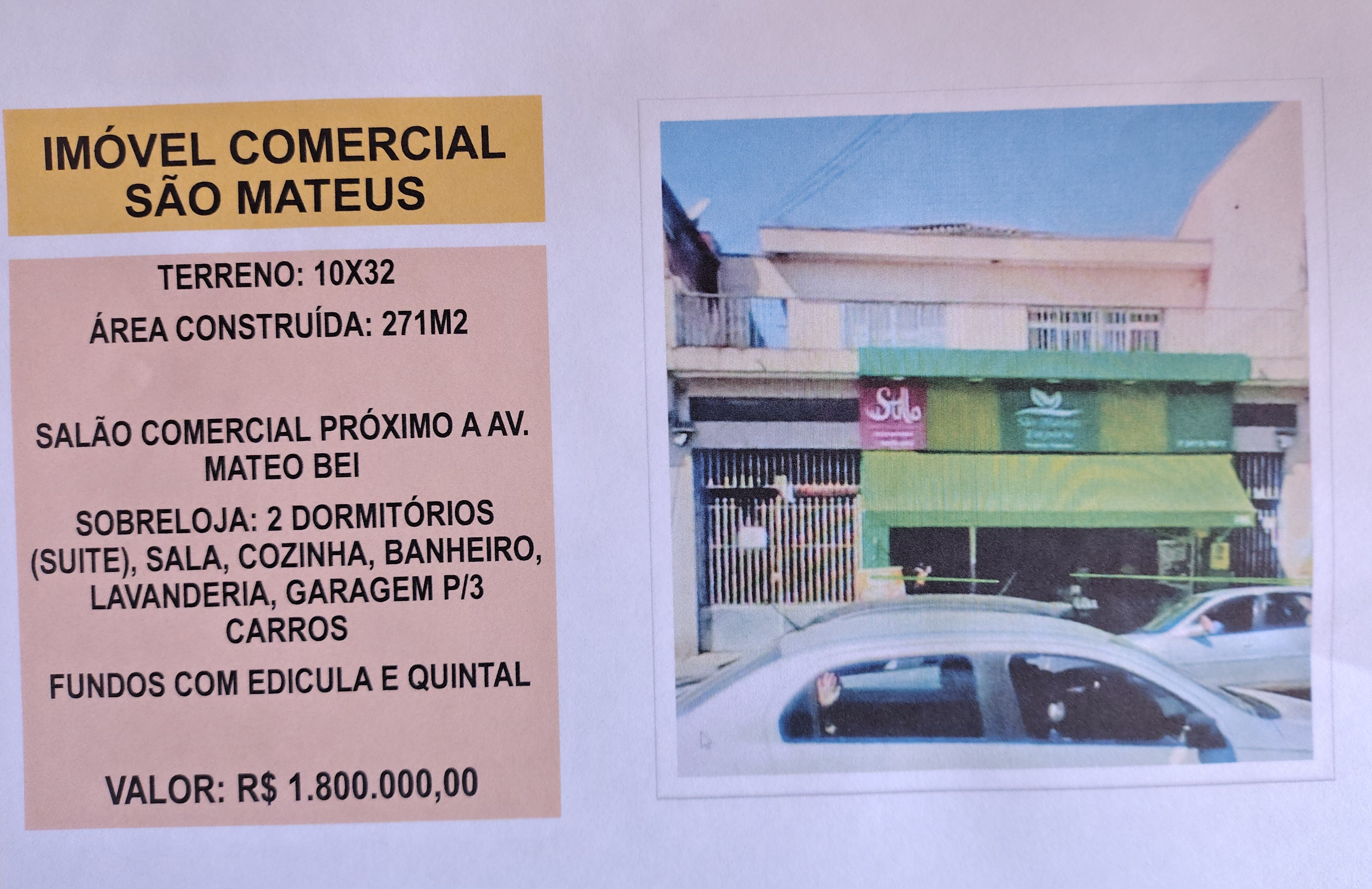 Imagem Imóvel Comercial à Venda, 271 m² em Cidade São Mateus - São Paulo Imagem Imóvel Comercial à Venda, 271 m² em Cidade São Mateus - São Paulo