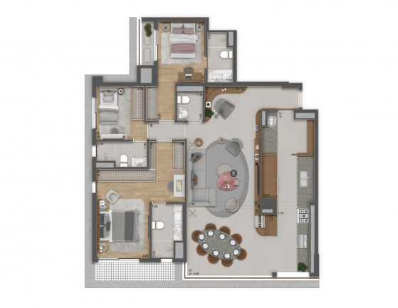 Imagem Apartamento com 4 Quartos à Venda, 132 m² em Bela Vista - São Paulo