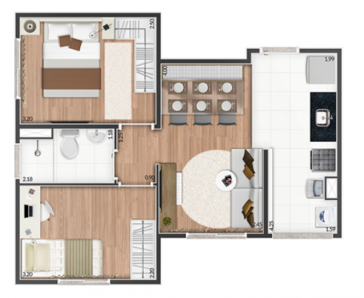 Imagem Apartamento com 2 Quartos à Venda, 42 m²em Vila Nova Cintra - Mogi das Cruzes Imagem Apartamento com 2 Quartos à Venda, 42 m²em Vila Nova Cintra - Mogi das Cruzes