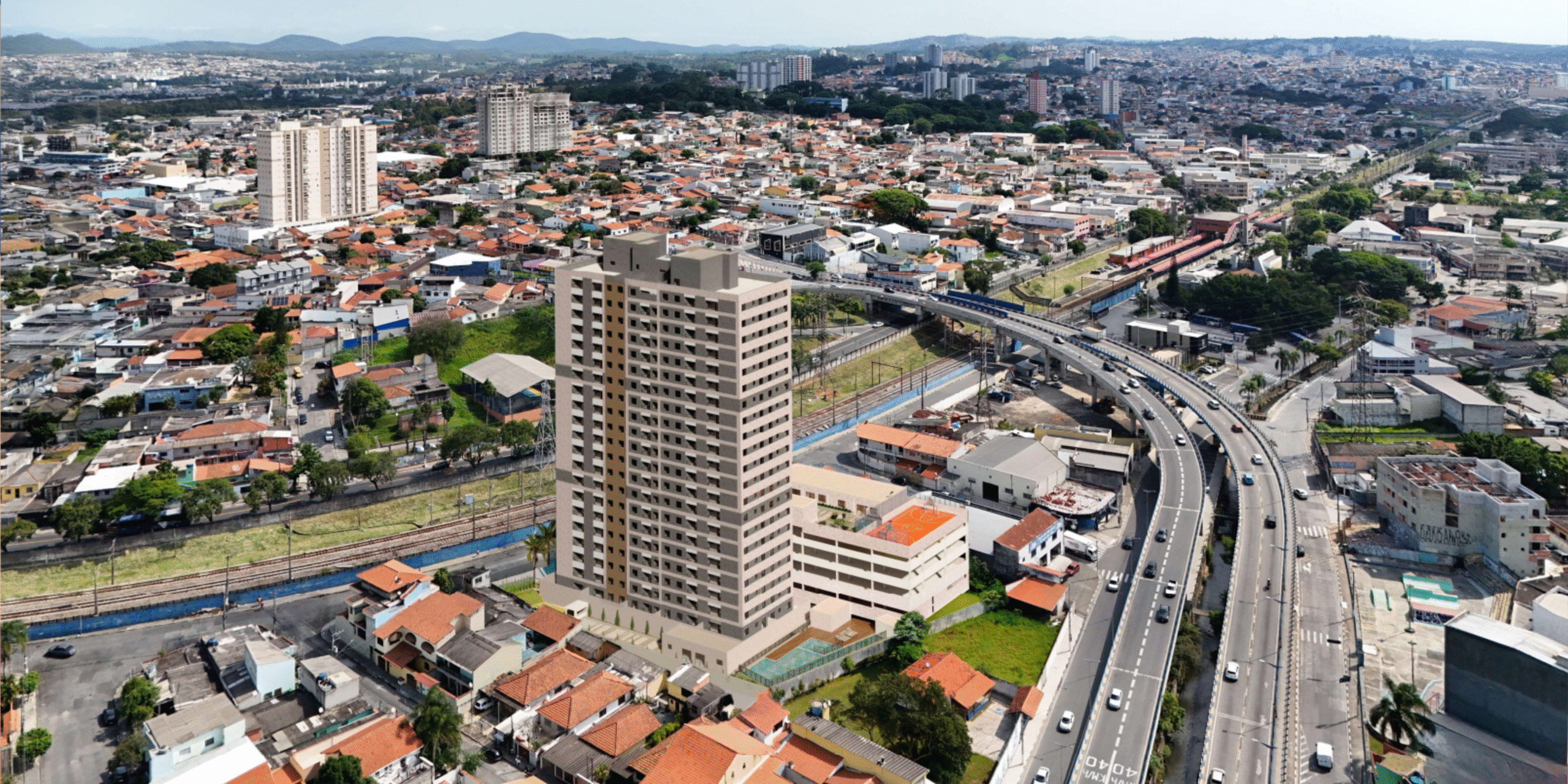 Imagem Apartamento com 2 Quartos à Venda, 52 m² em Conjunto Alvorada - Poá