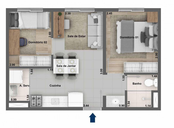 Imagem Apartamento com 2 Quartos à Venda, 38 m² em Vila Norma - São Paulo Imagem Apartamento com 2 Quartos à Venda, 38 m² em Vila Norma - São Paulo