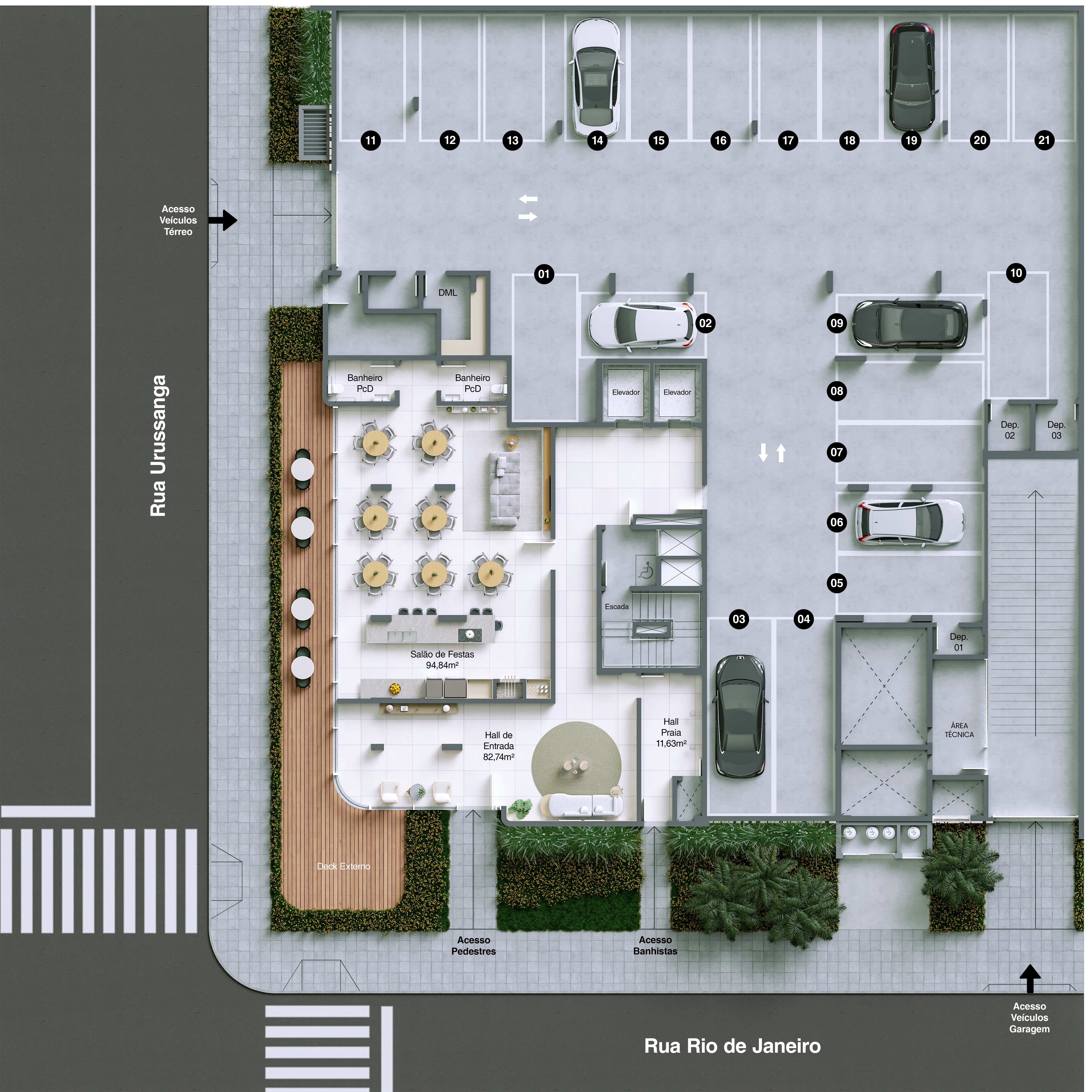 Imagem Apartamento com 3 Quartos à Venda, 101 m² em Centro - Balneário Rincão Imagem Apartamento com 3 Quartos à Venda, 101 m² em Centro - Balneário Rincão