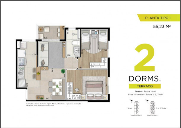 Imagem Apartamento com 2 Quartos à Venda,  em Vila São Luiz (Valparaízo) - Barueri