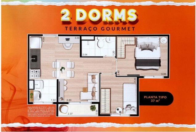 Imagem Apartamento com 2 Quartos à Venda,  em Água Branca - São Paulo