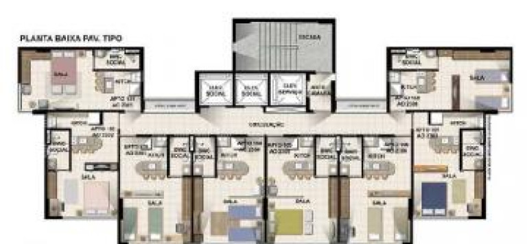 Apartamento com 1 Quarto à Venda, 24 m² em Boa Viagem - Recife