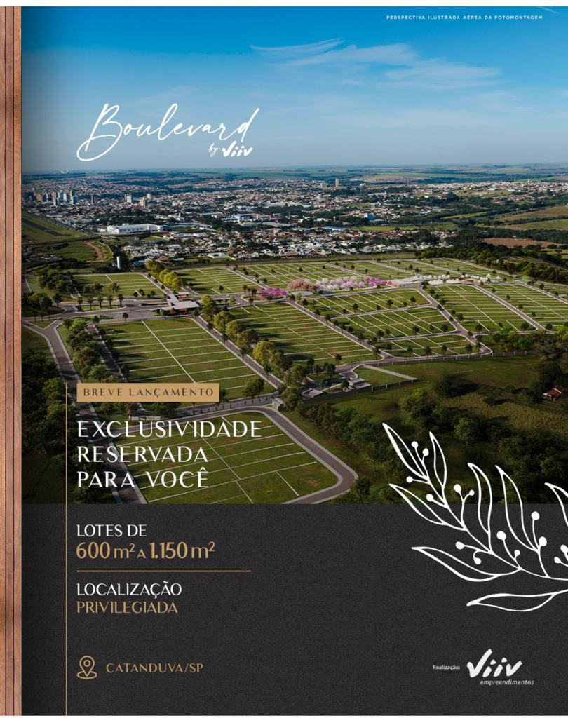 Imagem Terreno em Condomínio à Venda, 600 m²em Lot. Aeroporto - Catanduva