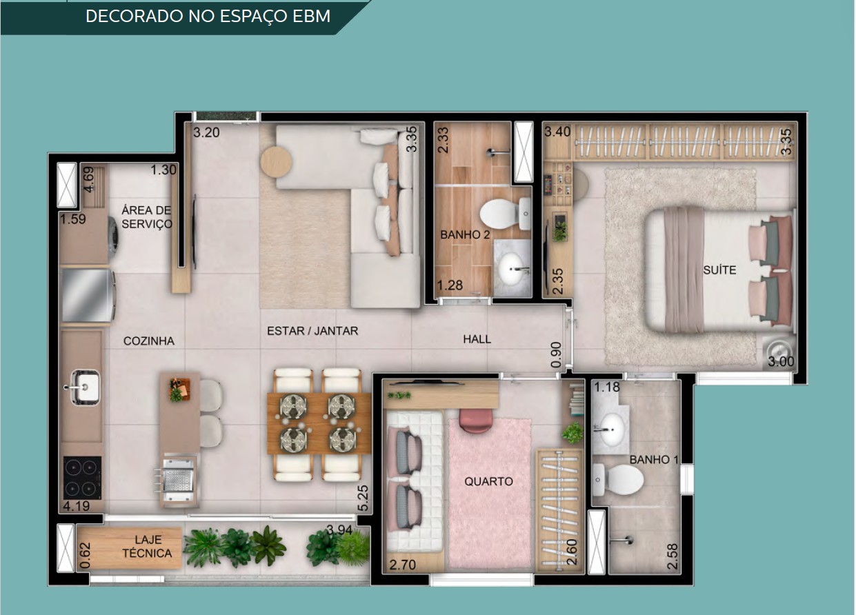 Imagem Apartamento com 2 Quartos à Venda, 59 m² em Setor Bueno - Goiânia Imagem Apartamento com 2 Quartos à Venda, 59 m² em Setor Bueno - Goiânia