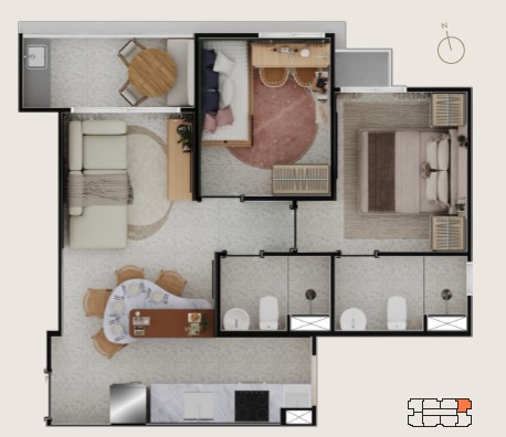 Imagem Apartamento com 2 Quartos à Venda, 45 m² em Imbiribeira - Recife Imagem Apartamento com 2 Quartos à Venda, 45 m² em Imbiribeira - Recife