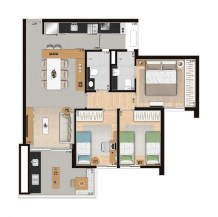 Imagem Apartamento com 3 Quartos à Venda, 75 m² em Perdizes - São Paulo Imagem Apartamento com 3 Quartos à Venda, 75 m² em Perdizes - São Paulo