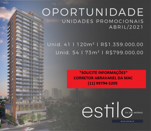 Imagem Apartamento com 3 Quartos à Venda, 120 m² em Santo Amaro - São Paulo