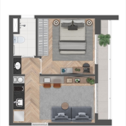Imagem Apartamento com 1 Quarto à Venda, 27 m² em Jardim das Acácias - São Paulo Imagem Apartamento com 1 Quarto à Venda, 27 m² em Jardim das Acácias - São Paulo
