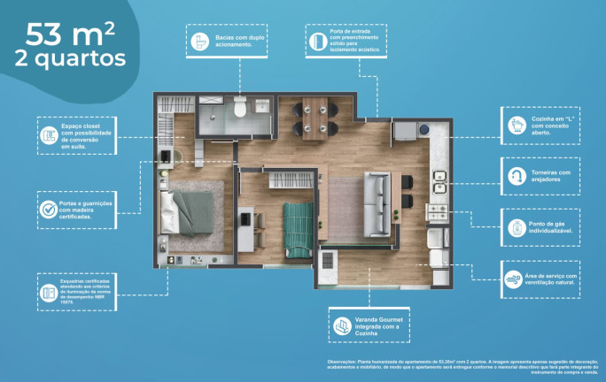 Imagem Apartamento com 2 Quartos à Venda, em Janga - Paulista Imagem Apartamento com 2 Quartos à Venda, em Janga - Paulista