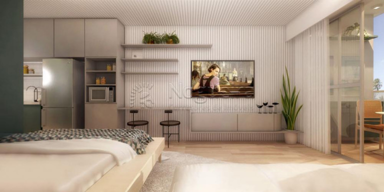 Imagem Apartamento com 1 Quarto à Venda, 29 m² em Muro Alto - Ipojuca