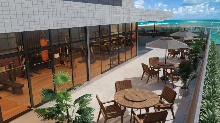 Imagem Apartamento com 1 Quarto à Venda, 27 m² em Porto de Galinhas - Ipojuca