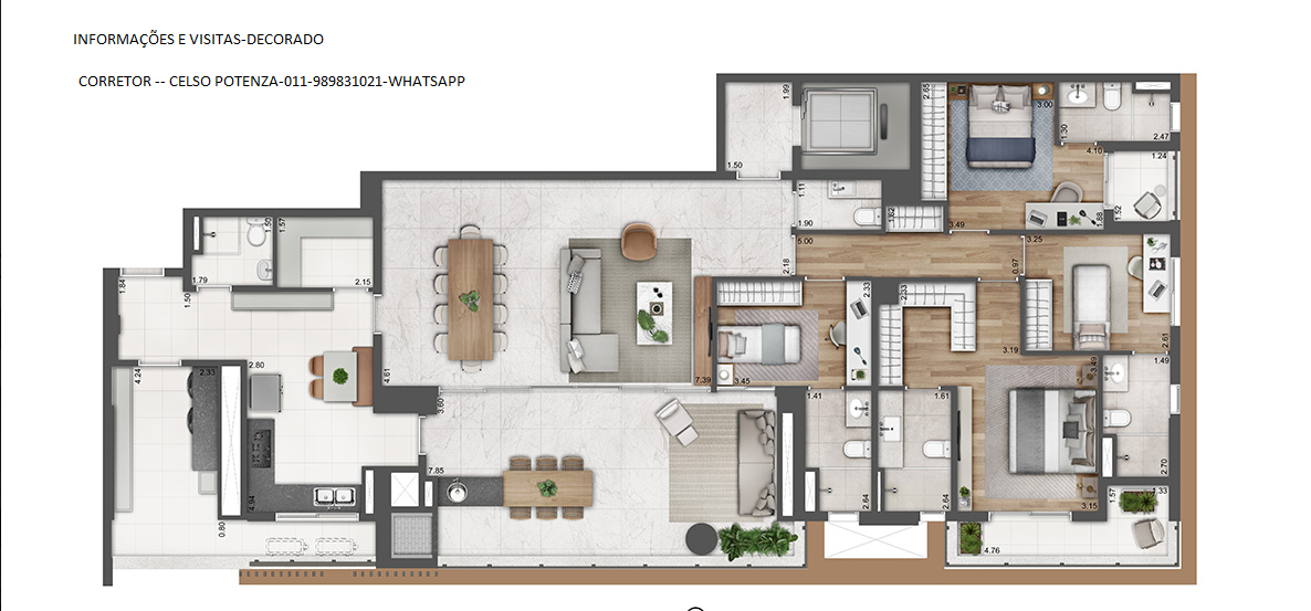 Imagem Apartamento com 4 Quartos à Venda, 230 m² em Brooklin Paulista - São Paulo Imagem Apartamento com 4 Quartos à Venda, 230 m² em Brooklin Paulista - São Paulo