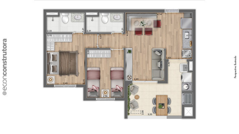 Imagem Apartamento com 2 Quartos à Venda, 44 m²em Vila Prudente - São Paulo
