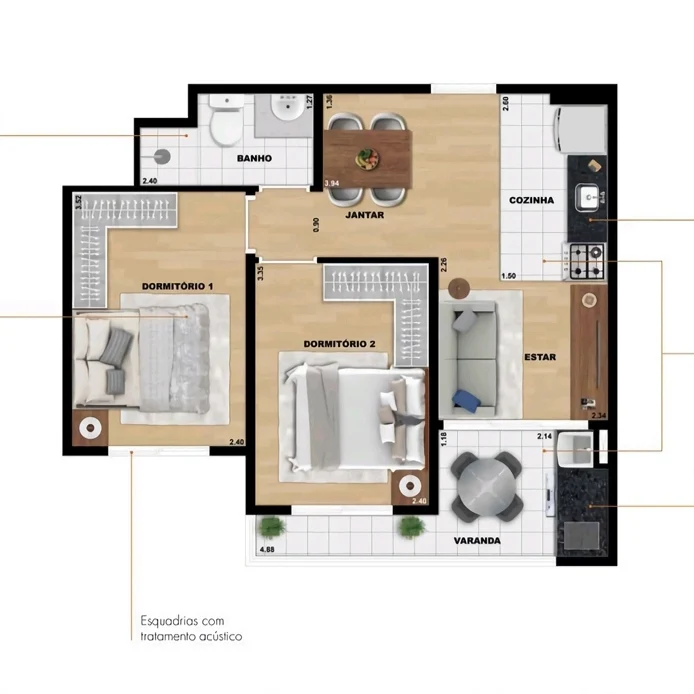 Imagem Apartamento com 1 Quarto à Venda, 33 m²em Jardim das Flores - Osasco Imagem Apartamento com 1 Quarto à Venda, 33 m²em Jardim das Flores - Osasco