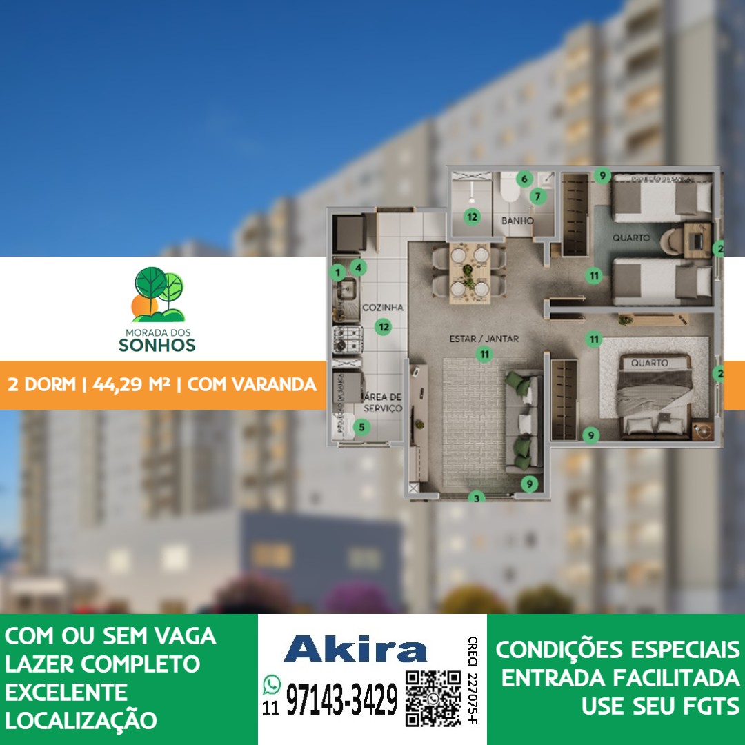 Imagem Apartamento com 2 Quartos à Venda, 42 m²em Botujuru - Mogi das Cruzes Imagem Apartamento com 2 Quartos à Venda, 42 m²em Botujuru - Mogi das Cruzes