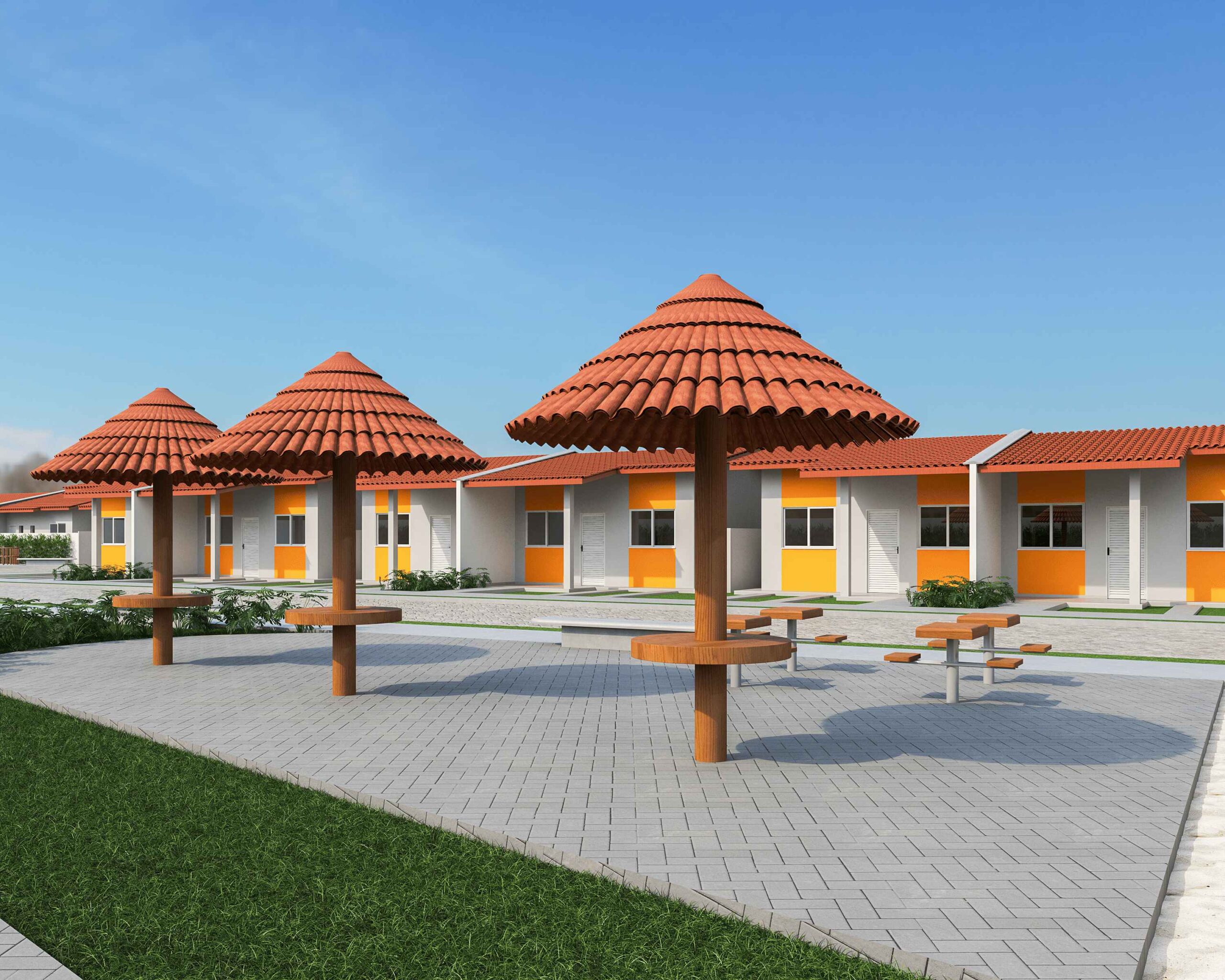 Imagem Casa de Condomínio com 2 Quartos à Venda, 50 m² em - Marechal Deodoro Imagem Casa de Condomínio com 2 Quartos à Venda, 50 m² em - Marechal Deodoro