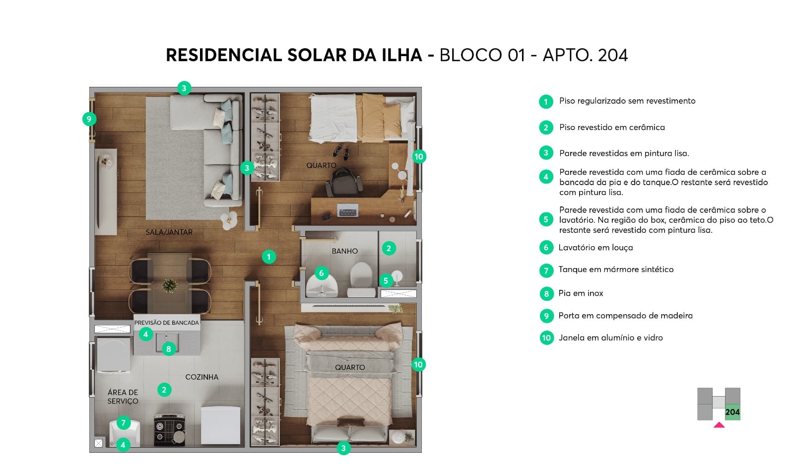 Imagem Apartamento com 2 Quartos à Venda, 39 m² em Vila Pedroso - Votorantim