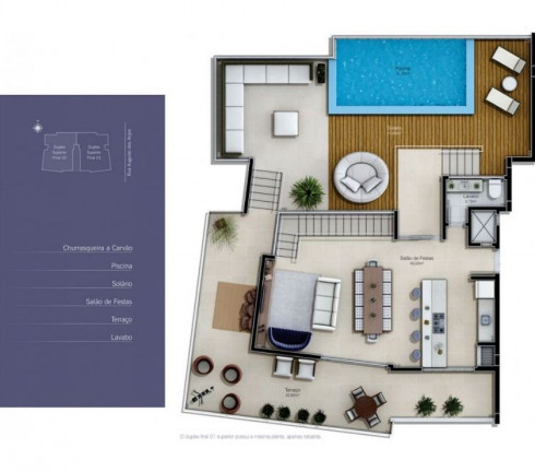 Imagem Apartamento com 3 Quartos à Venda, 318 m² em Pio Corrêa - Criciúma Imagem Apartamento com 3 Quartos à Venda, 318 m² em Pio Corrêa - Criciúma