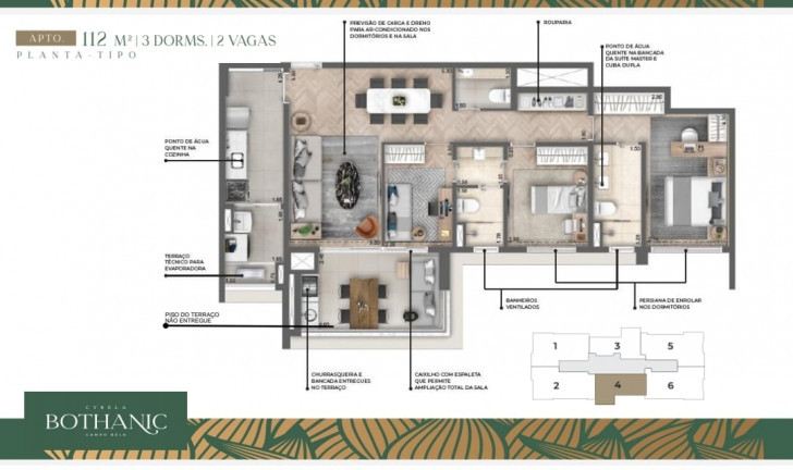 Imagem Apartamento com 3 Quartos à Venda, 111 m² em Campo Belo - São Paulo Imagem Apartamento com 3 Quartos à Venda, 111 m² em Campo Belo - São Paulo